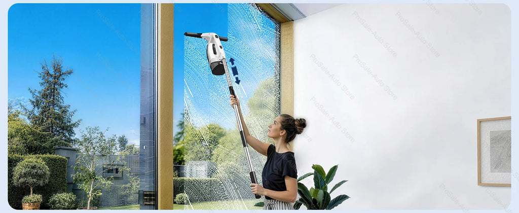 Limpiador de Ventanas Eléctrico Portátil Multifunción 2026, Nueva Versión Mejorada, Potente, Eficiente e Inalámbrico