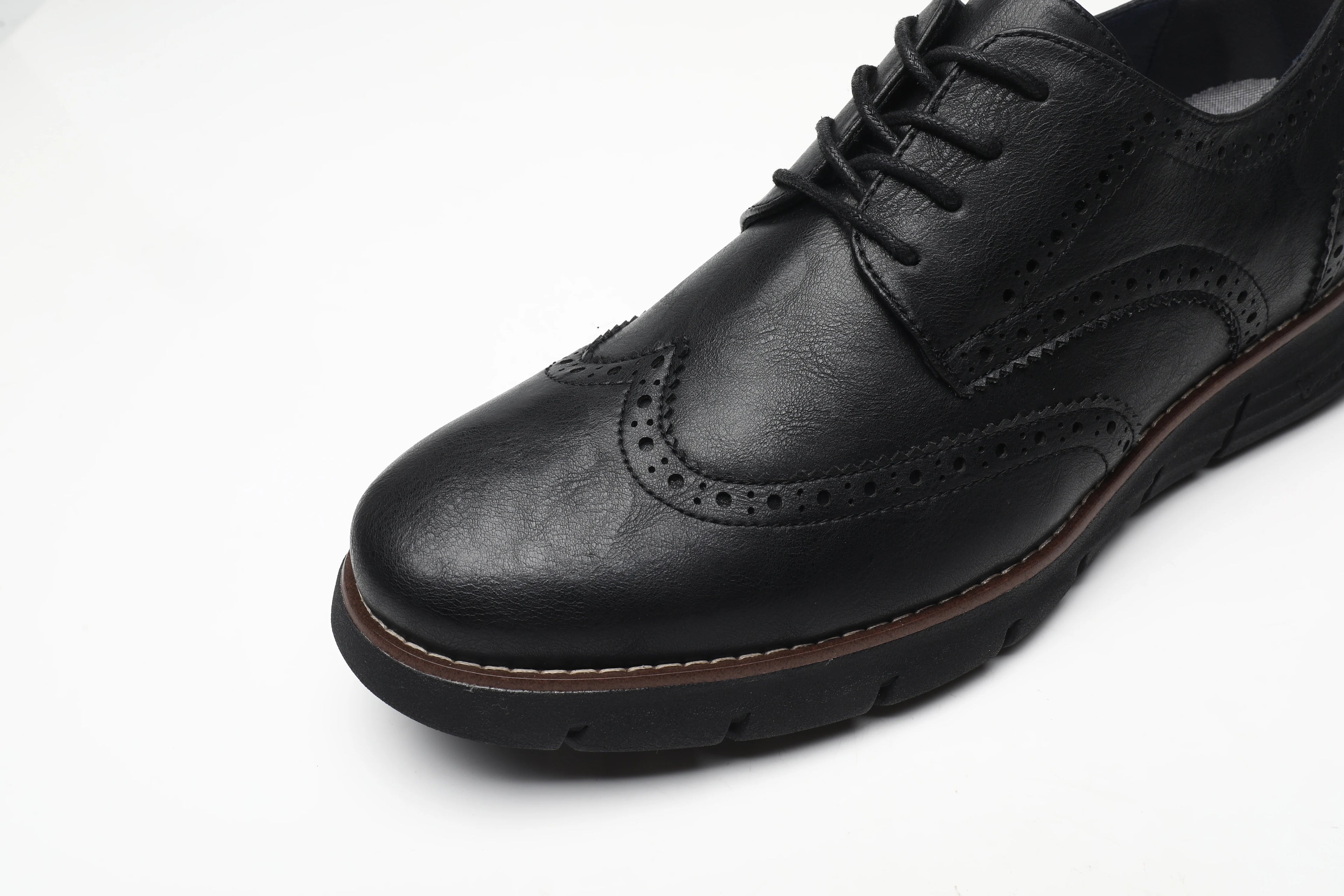 Zapatos Casuales de Cuero para Hombre con Cordones