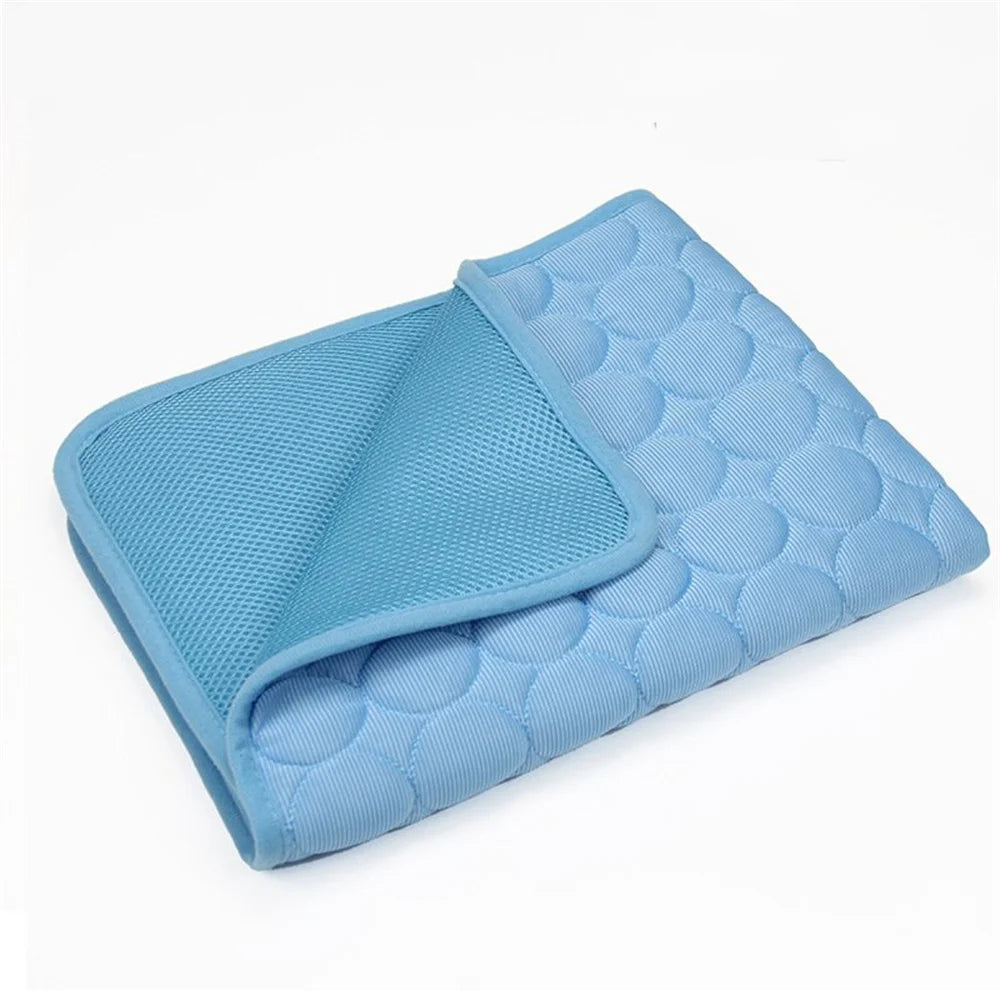 Alfombra Refrescante para Mascotas, Autoenfriante, Impermeable, para Perros y Gatos, Cama, Almohada, Cojín para Uso en Interiores y Exteriores