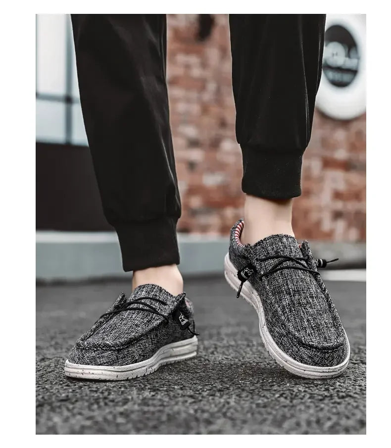 Mocasines casuales para hombre, ultraligeros, sin cordones, transpirables y antideslizantes