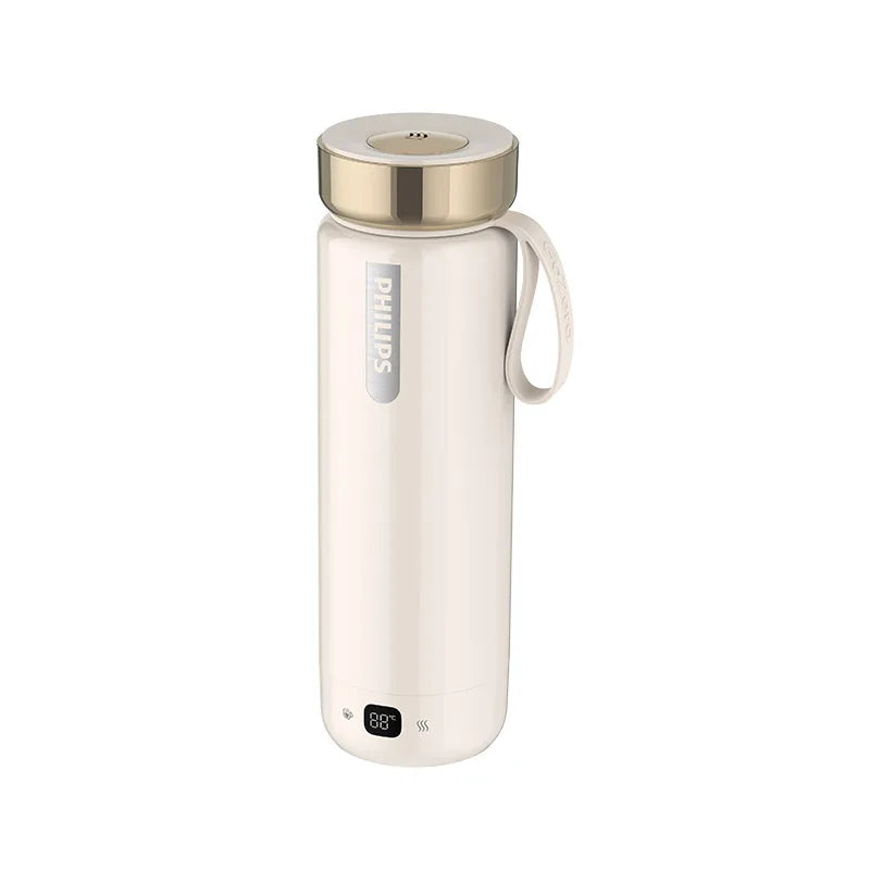 Taza Calefactora Eléctrica Portátil 400ml con 5 Niveles de Temperatura