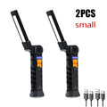 Linterna LED COB Portátil Magnética Recargable para Camping
