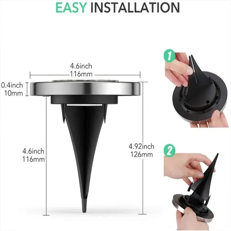 Disco de energía Solar de 20Led, luz subterránea para jardín al aire libre, foco de luz de cubierta, lámpara Led Solar enterrada, decoración de jardín