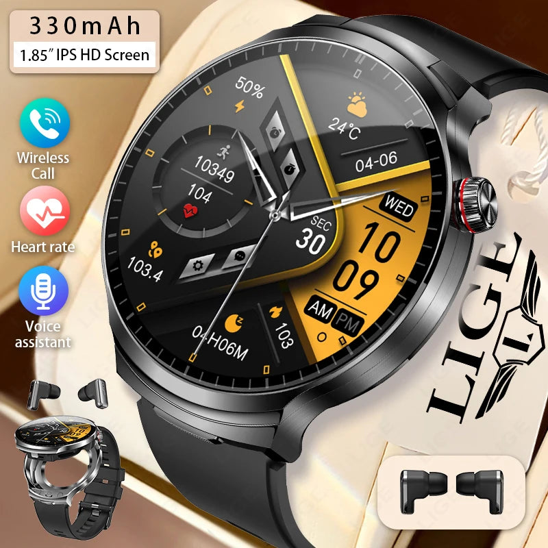 Reloj Inteligente LIGE TWS 2 en 1 con Auriculares