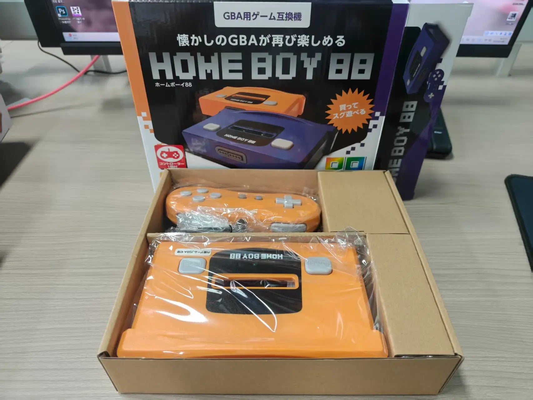 Consola de TV Home Boy 88 GBA HBA-06 naranja Gameboy Advance Compatible con clon de TV consola doméstica para juegos y entretenimiento