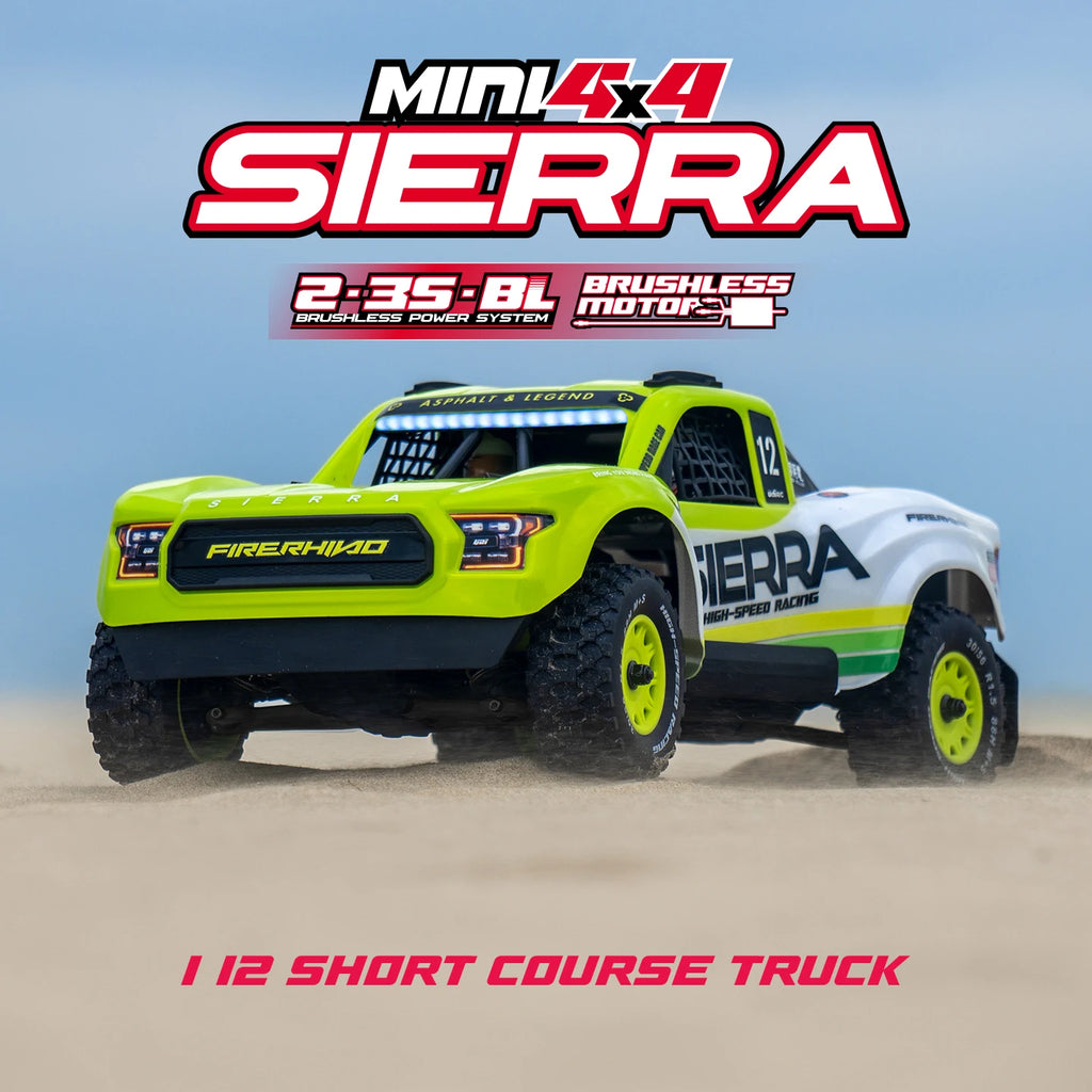 UDIRC Coche de Carreras Todoterreno de Alta Velocidad a Escala 1/12 SIERRA UD1203PRO 4WD, Buggy RC sin Escobillas para Desierto, Modelo de Hobby con Control Remoto para Adultos
