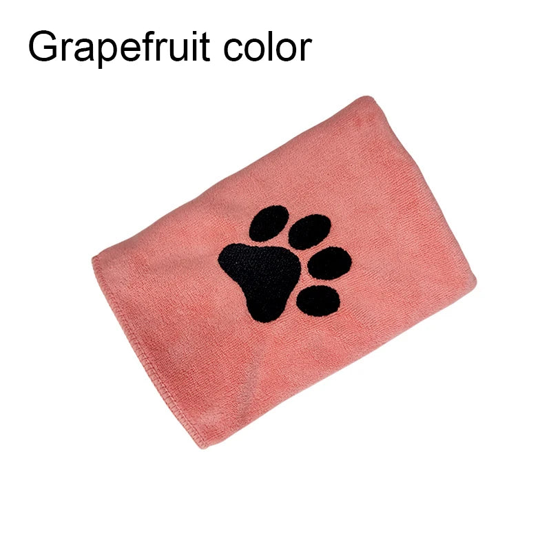 Toalla de Microfibra para Mascotas - Suave, Absorbente y con Bordado