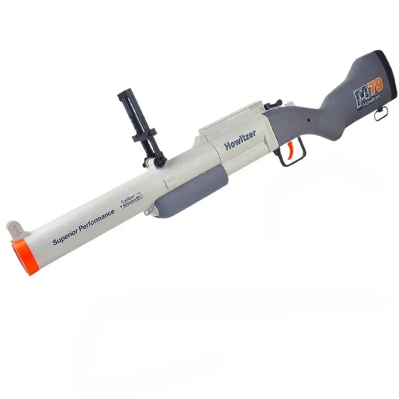 Pistola de juguete de bala suave M79, lanzador de Rifle, juego de disparos para regalos de Navidad y cumpleaños