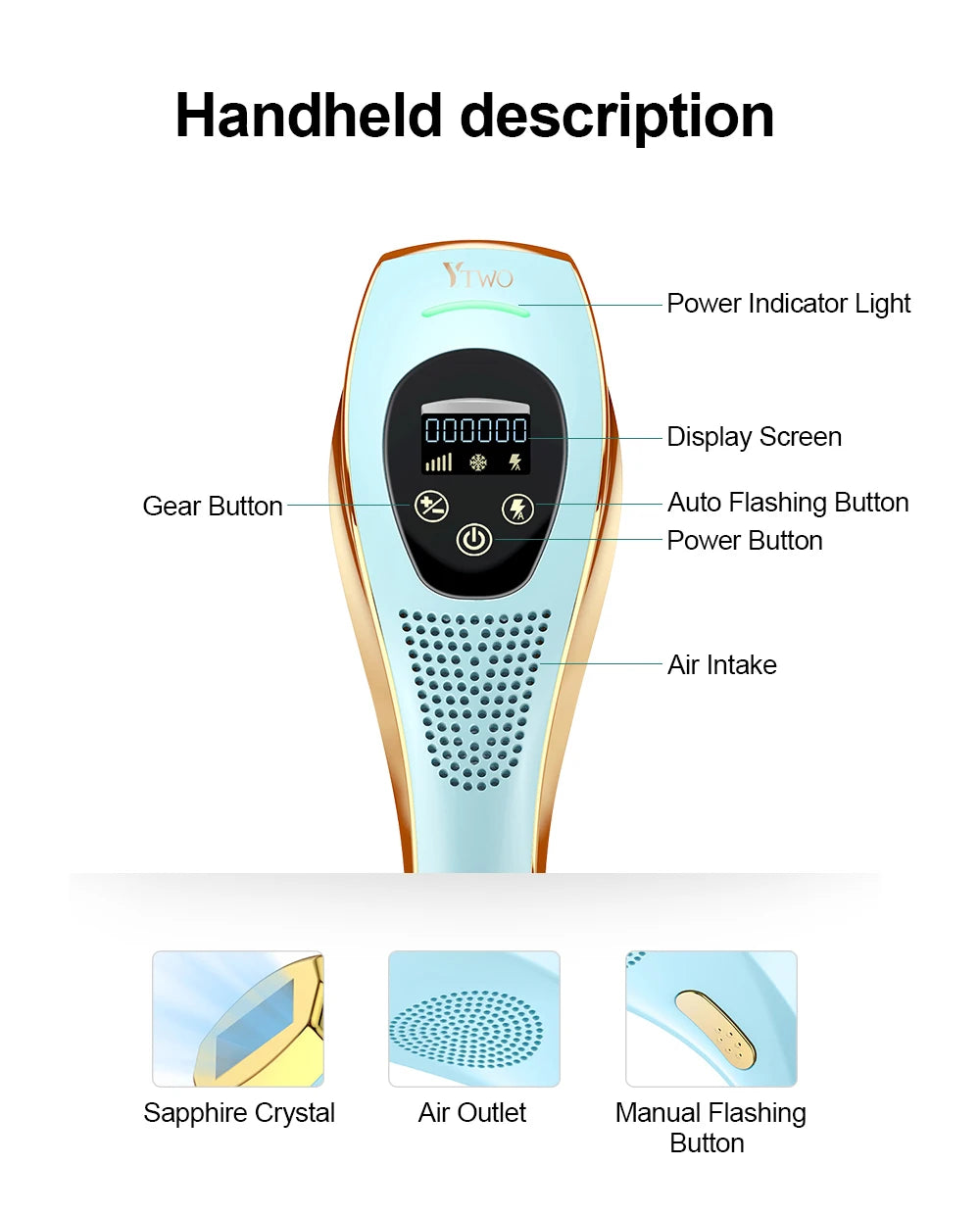 Dispositivo de depilación láser IPL, depiladora láser para mujeres, cuerpo, Bikini, Flashes ilimitados faciales, depiladora láser indolora permanente