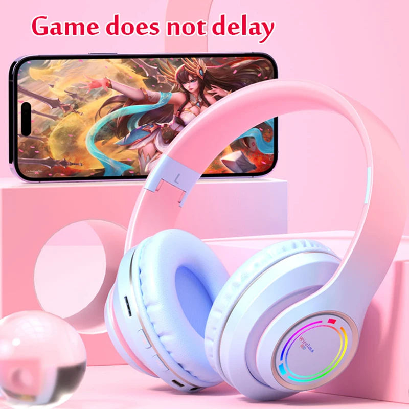 Auriculares Bluetooth Infantiles con Luces LED y Micrófono