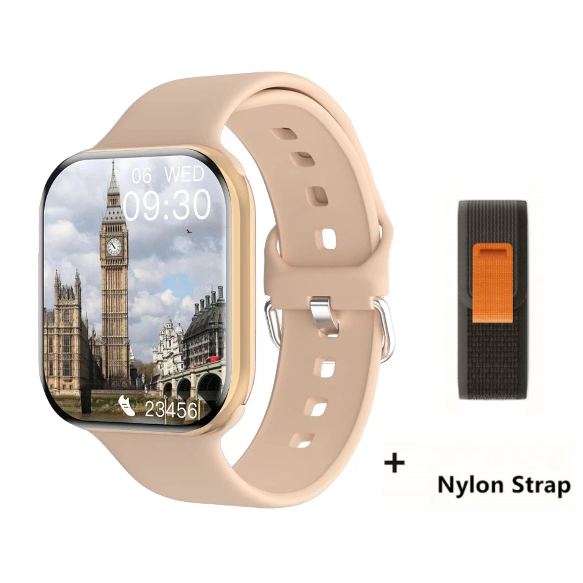 Reloj Inteligente Serie X con Presión Arterial, NFC y Carga Inalámbrica