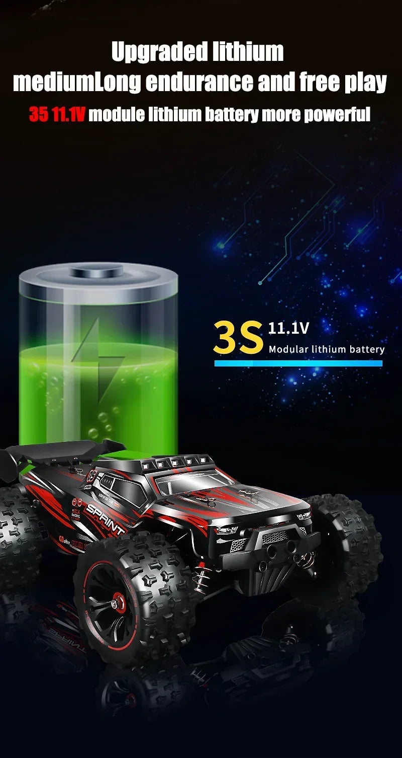 Coche teledirigido 1/14 4WD 2,4G, coche de Control remoto 550, cepillo de carbono, Motor fuerte de deriva, todoterreno, coche de carreras en el desierto, camión remoto, juguetes