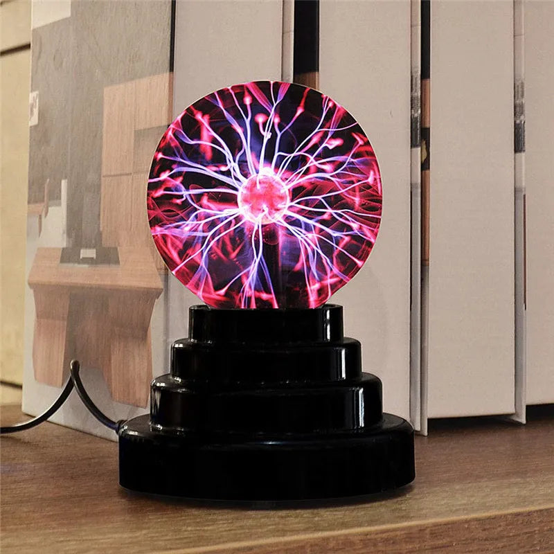 Lámpara bola de plasma táctil LED decorativa para dormitorio y fiestas