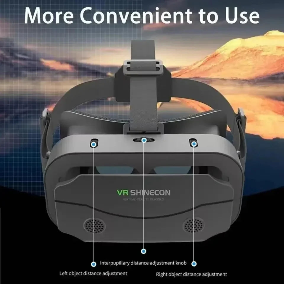 Gafas de realidad Virtual 3D VR, dispositivos de auriculares, lentes de casco, gafas inteligentes para teléfonos inteligentes, teléfono móvil, juego de visor Viar