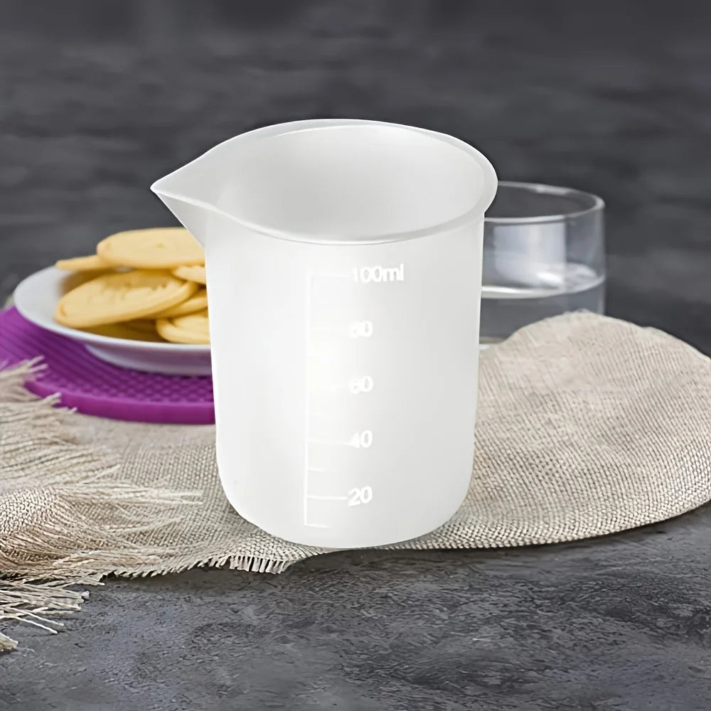 Tazas medidoras de silicona para resina, suministros de resina con vasos de silicona, vasos para mezclar resina, palitos para revolver de silicona, vaso para mezclar epoxi