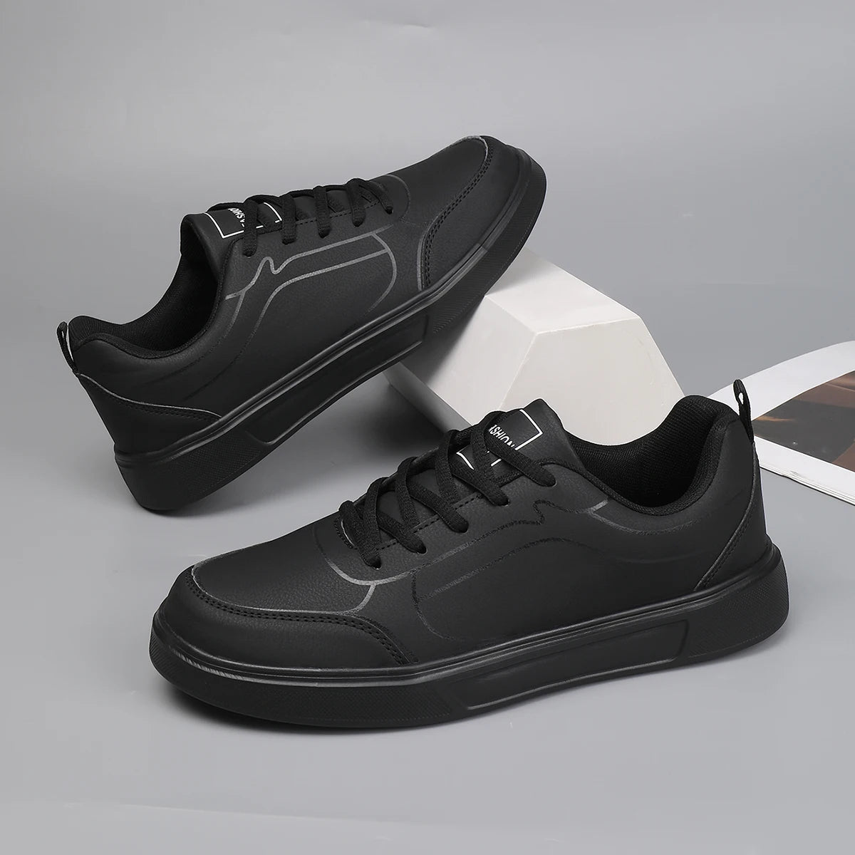 Zapatillas deportivas para hombre, impermeables y livianas con cordones
