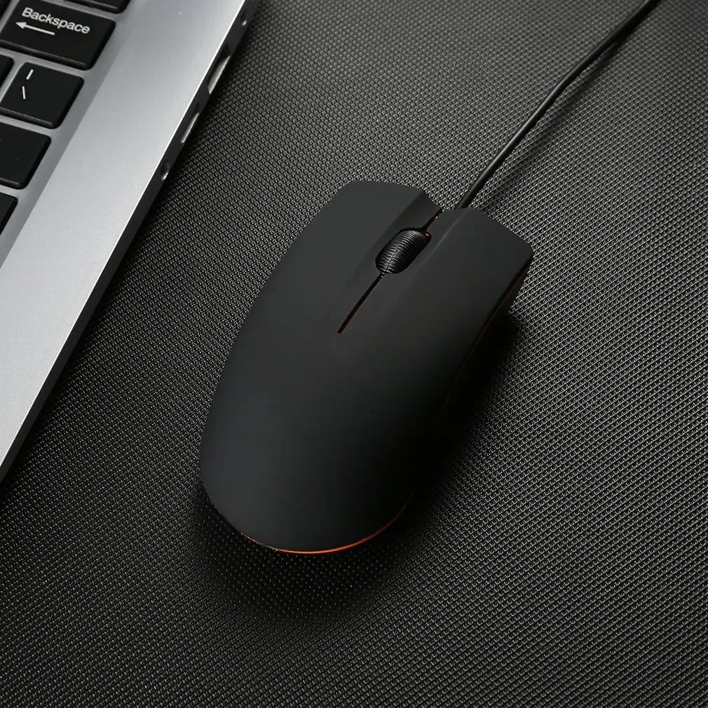 Ratón con cable M20, ratón de oficina para ordenador de 1200DPI, ratón con cable de textura mate antideslizante para ordenador portátil de oficina y hogar