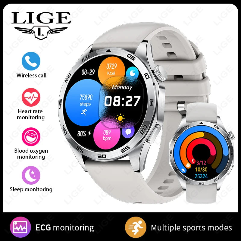 Reloj Inteligente Bluetooth ECG Salud