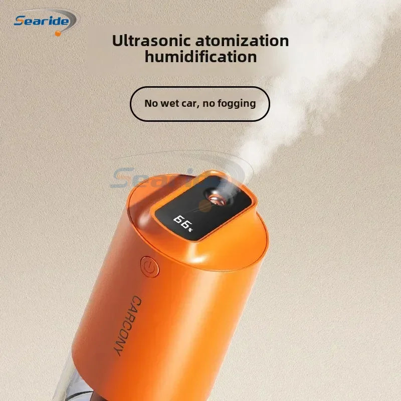 Humidificador purificador de aire para coche con difusor de aromas inalámbrico