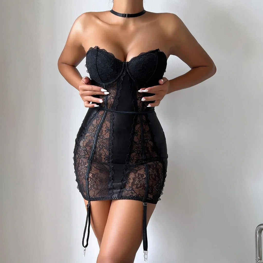 Conjunto de Sujetador Sexy y Ropa Interior para Mujer