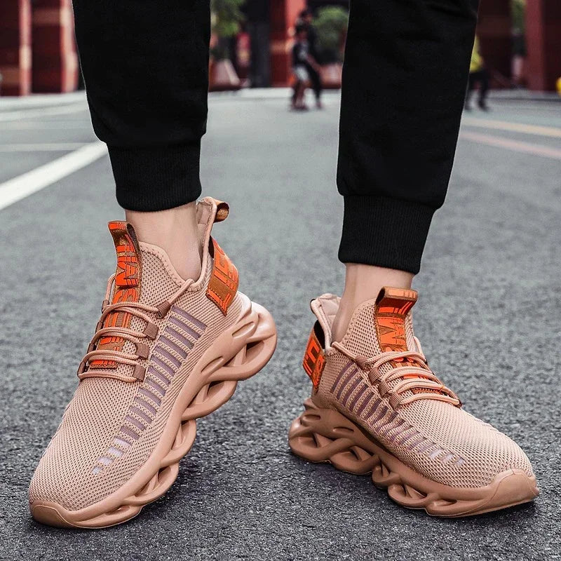 YRZL, zapatos para hombre, zapatillas cómodas, zapatillas transpirables para mujer, par de zapatos para correr, Tenis de malla, zapatos deportivos, talla 36-46, zapatillas para caminar para hombre