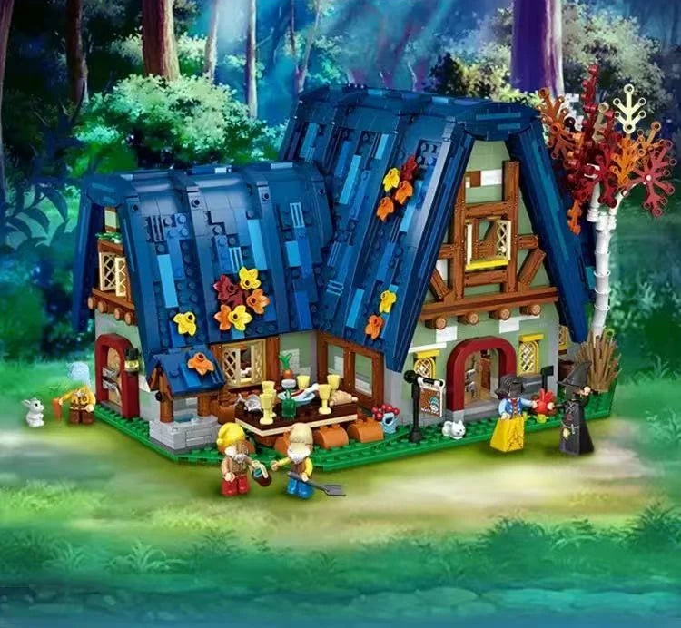 Bloques de Construcción LOZ1036 Casa de Elfos, Modelo DIY, Escena Urbana, Decoración de Escritorio, Regalo Coleccionable para Adultos, Cumpleaños, Festividades