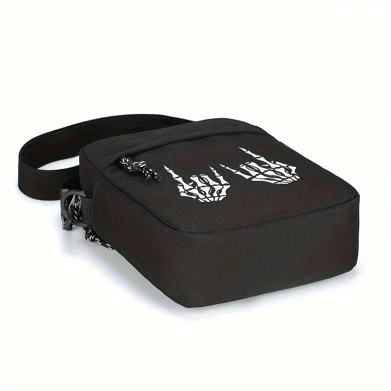 Bolso de Halloween para hombre, nuevo bolso cruzado de tela Oxford, ligero 100 100, elegante bolso de lona, bolso pequeño para hombre