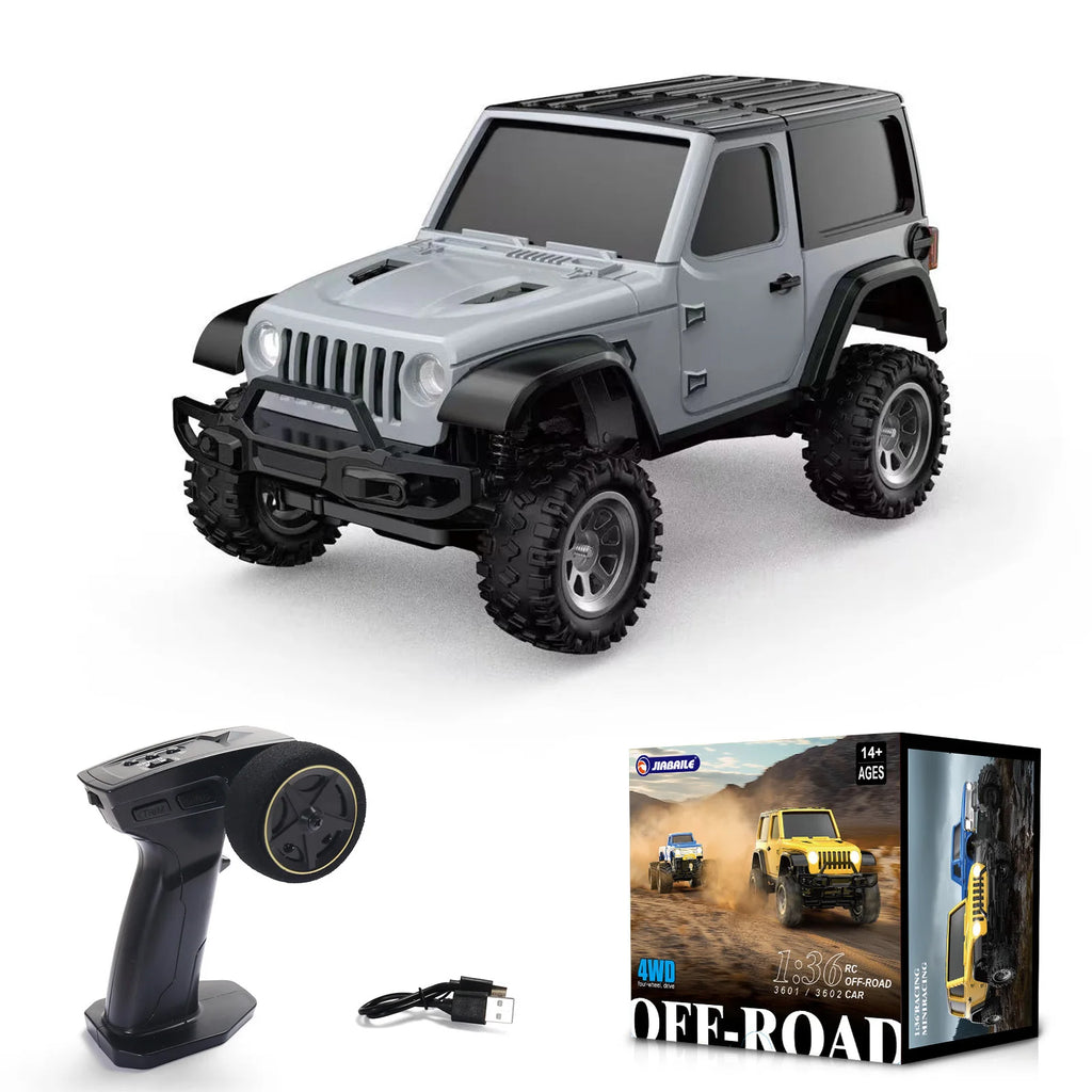 Coche Teledirigido Mini Crawler RC 4WD 1/36 con Luces