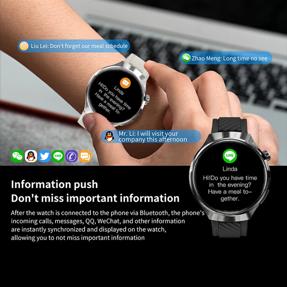 Reloj Inteligente Pro HD 1.52 Asistente de Voz