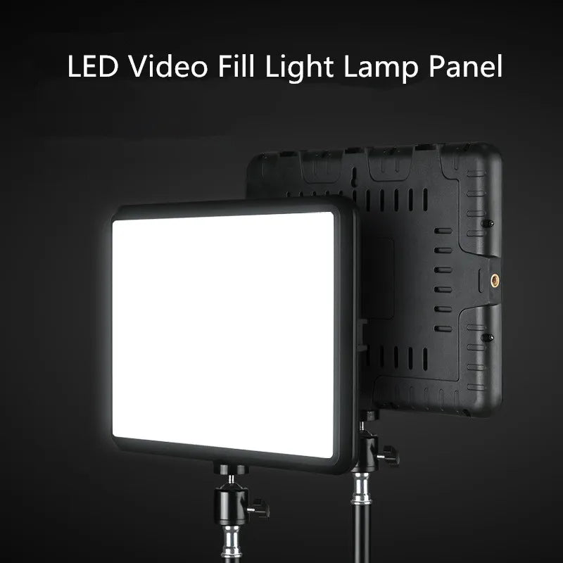 Panel de luz LED para fotografía y vídeo de 8/12 pulgadas, Kit de iluminación para estudio fotográfico para disparar transmisión en vivo Youbube con soporte para trípode