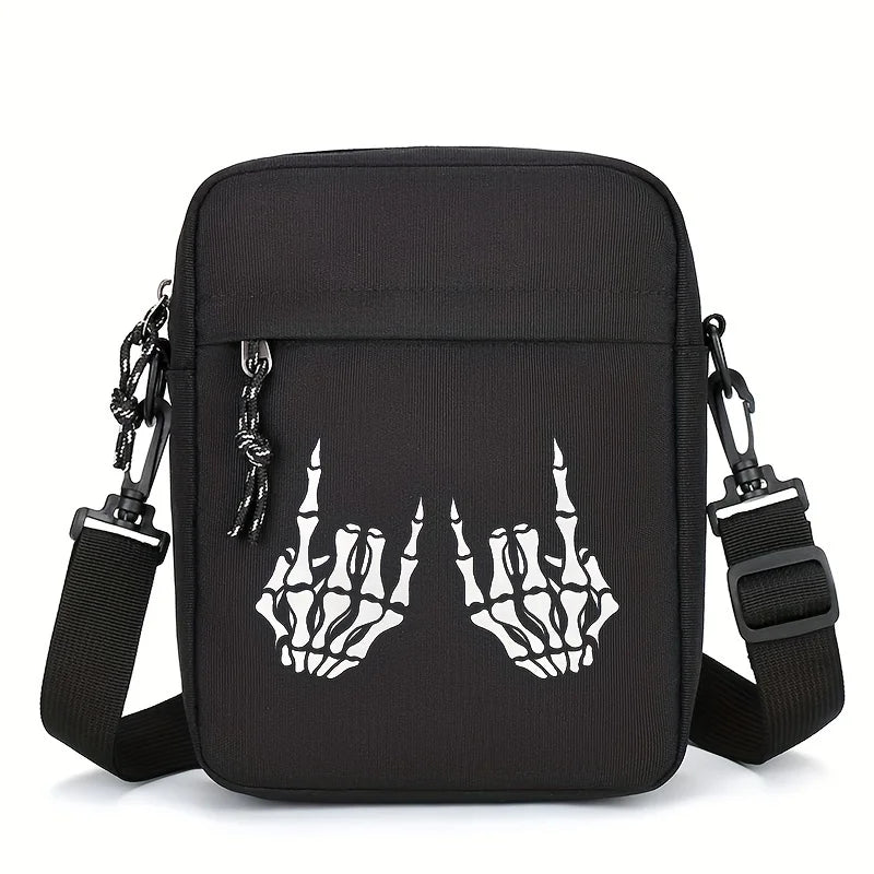 Bolso Cruzado de Lona Oxford para Hombre, Ligero y Elegante