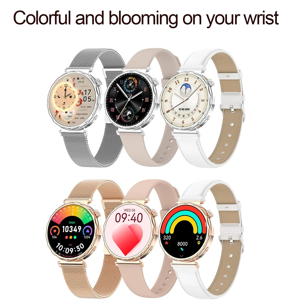 Reloj Inteligente Mujer AMOLED Bluetooth IP68