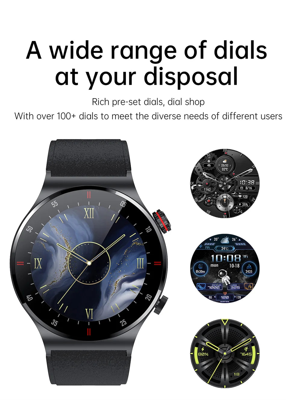 Reloj Inteligente Deportivo con Pantalla Táctil y Llamadas Bluetooth