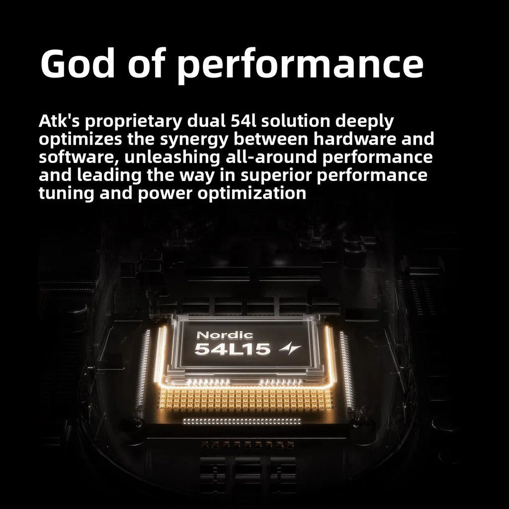 Ratón Inalámbrico para Juegos ATK A9 Air Plus A9 Mini Ultimate, 39g, Tamaño Pequeño/Mediano, PAW3955 MASTER 8K, Regalos para Gamers