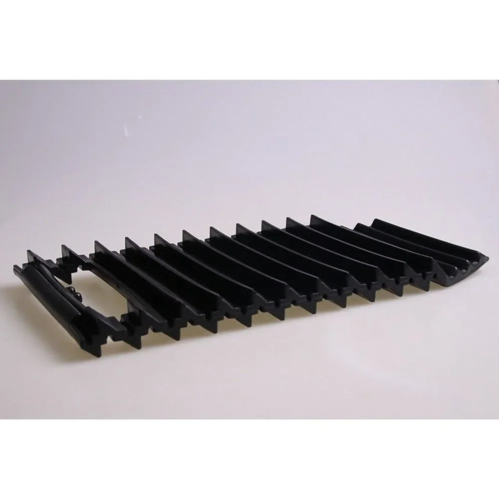 1/2 Piezas de Alfombrillas Antideslizantes para Autos, para Recuperación Todoterreno, para Arena, Barro, Nieve, para Desatascar Autos en Nieve, Hielo, Barro y Arena