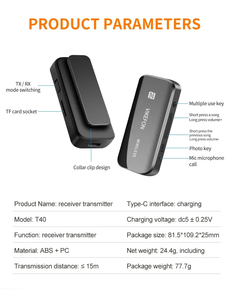 Receptor de Audio Bluetooth 5,0, adaptador auxiliar, Dongle inalámbrico, tarjeta NFC TF, conector de 3,5mm, manos libres para TV, PC, altavoz, Kit para coche