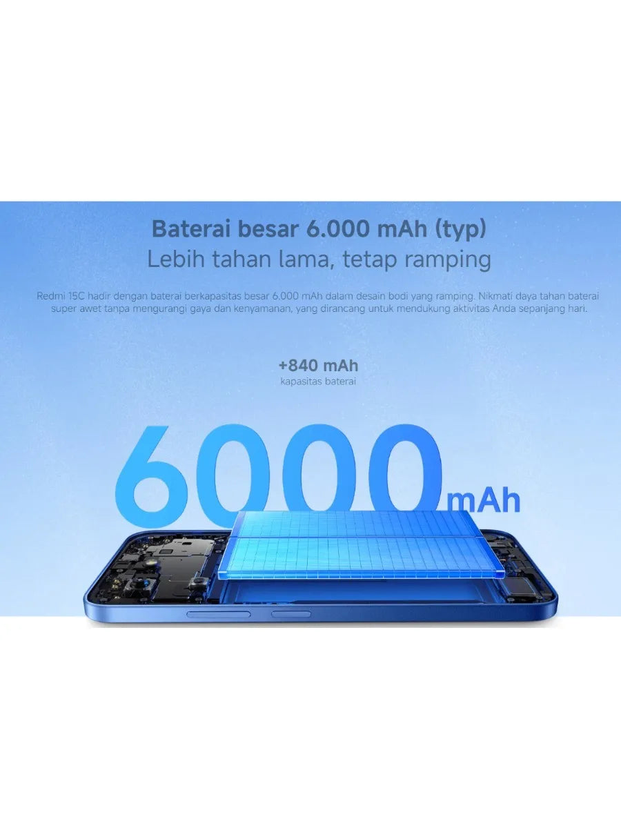 Redmi 15C 5G 8+256GB | Pantalla 6.88" | Batería 6000mAh