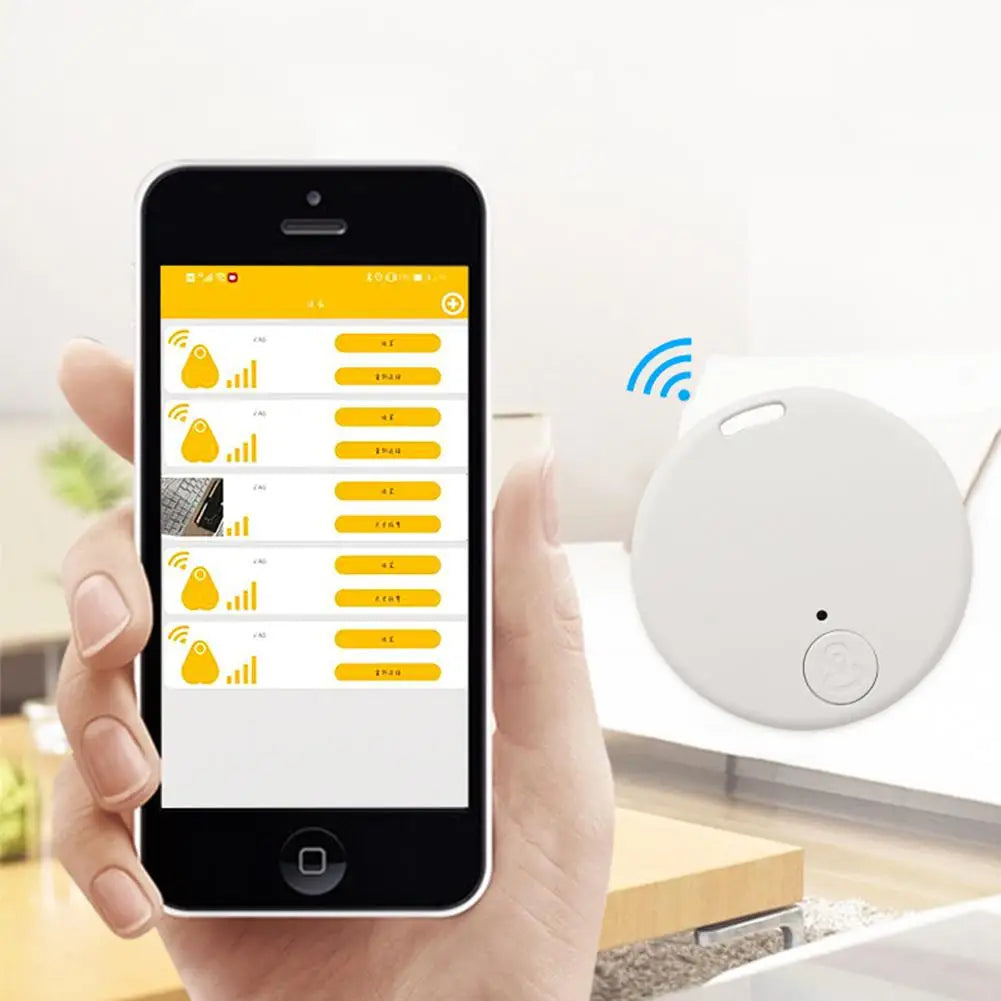 Mini localizador GPS con alarma antipérdida, llavero tipo billetera, etiqueta inteligente, rastreador Compatible con Bluetooth, llavero para perros, mascotas, rastreador de llaves para niños