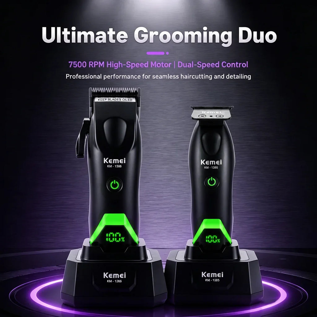 Cortadora de Pelo Profesional para Hombre, Cuchilla DLC, Motor DCM 7500 RPM