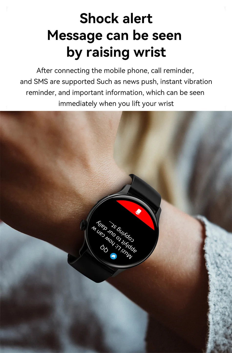 Reloj Inteligente NFC para Mujer con AMOLED, GPS y Llamadas Bluetooth