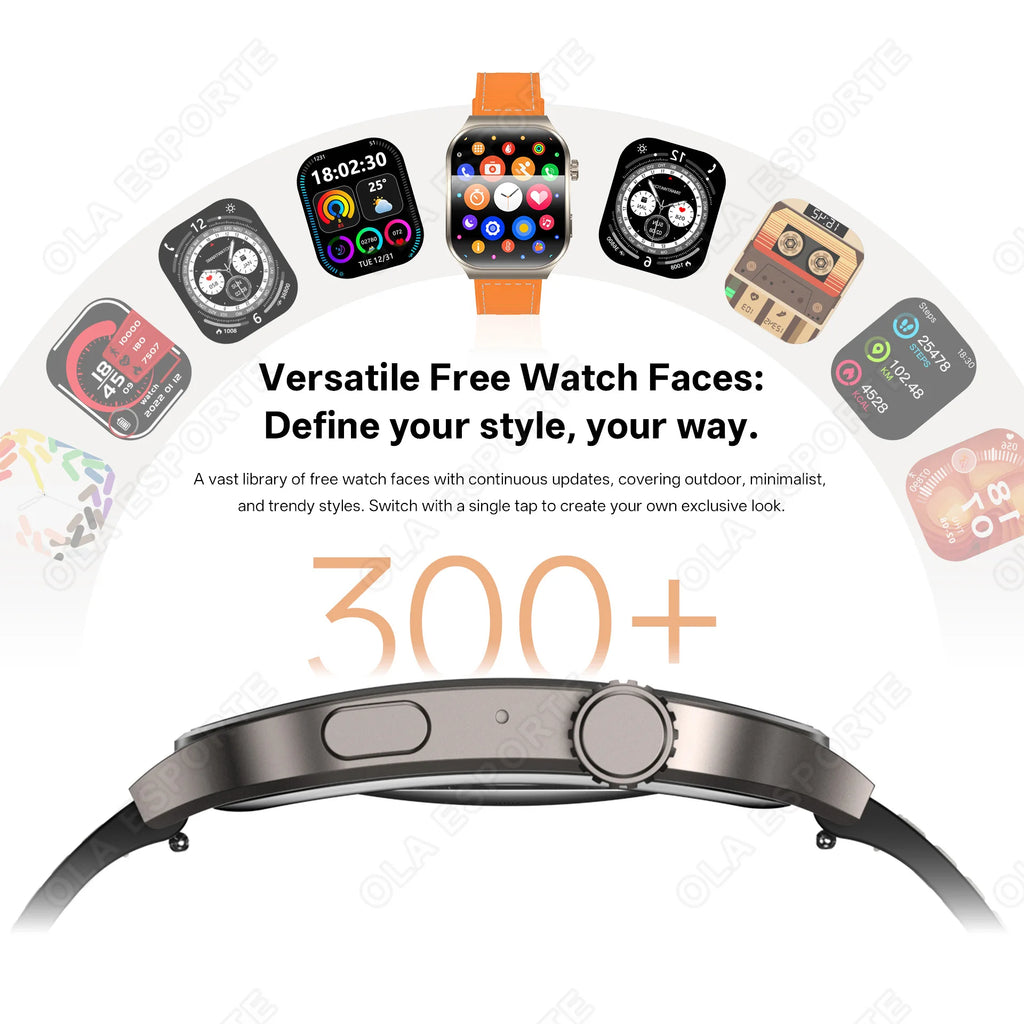 Reloj Inteligente Mujer Pantalla Curva AMOLED HD