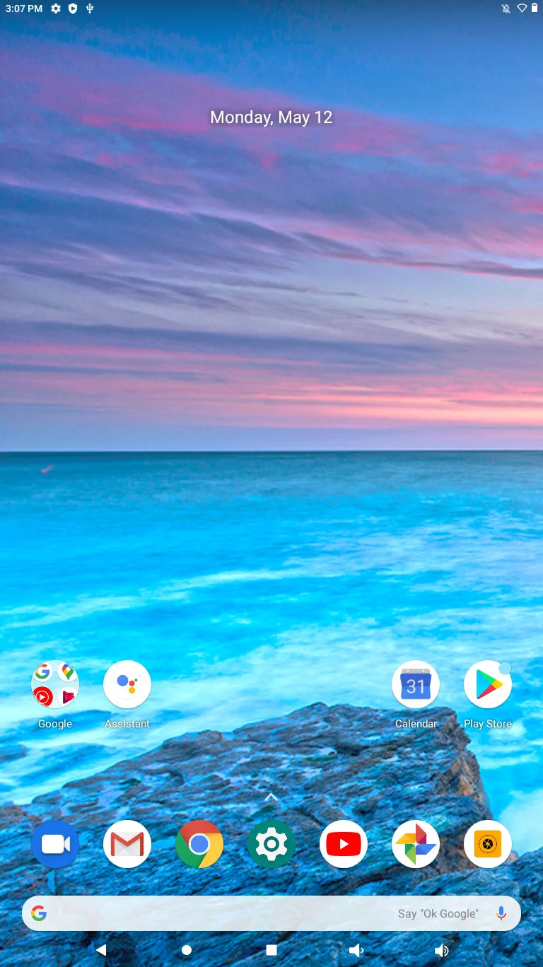 RCT6716 11.6“ Android 9.0 Tabet PC MT8167 CPU de cuatro núcleos 2GB RAM 32GB ROM 768 x 1368 IPS 1*USB 3.0