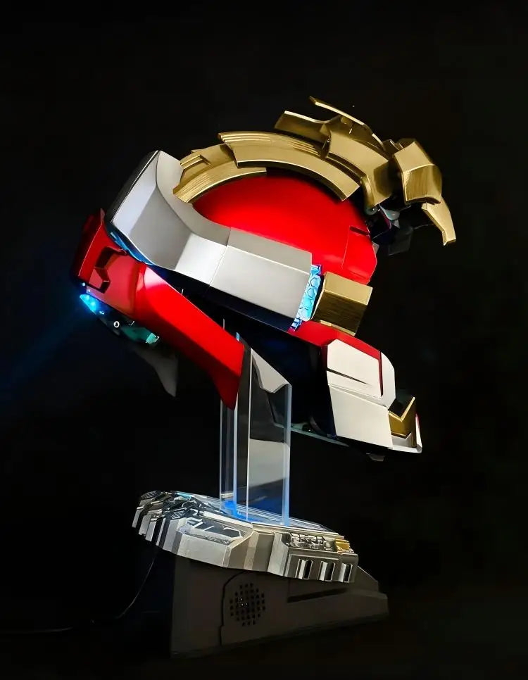 Casco de Iron Man de Marvel, Escala 1:1, MK50 MK5 MK17, con Control por Voz y Ojos Luminosos, Modelo Coleccionable para Adultos, Juguete de Navidad