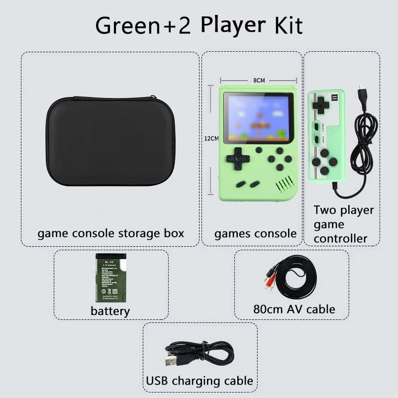 Consola de Juegos Portátil con 500+ Juegos, Emulador Retro, Conecta a TV