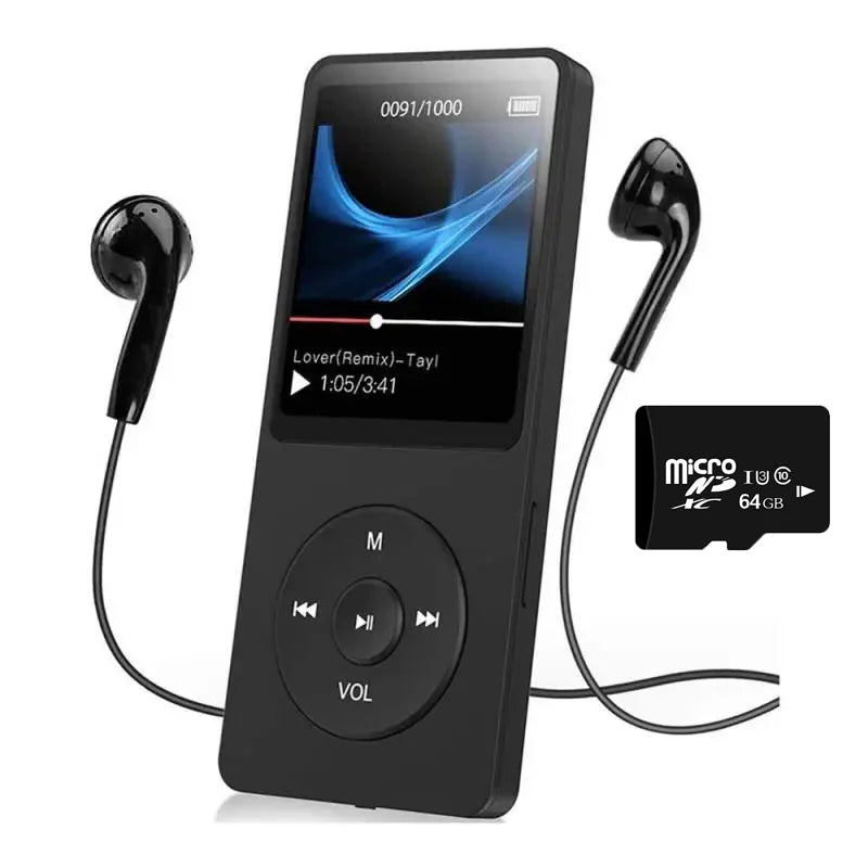 Mini Reproductor MP3/MP4 Bluetooth 128GB con Radio FM