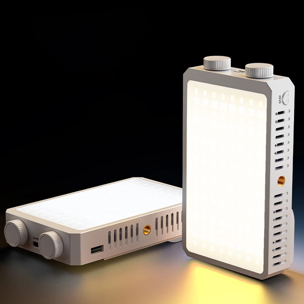 Luz LED para Cámara de 40W, 2800K-9000K, Iluminación para Fotografía, Panel de Luz Portátil Recargable de 4400mAh para Fotografía