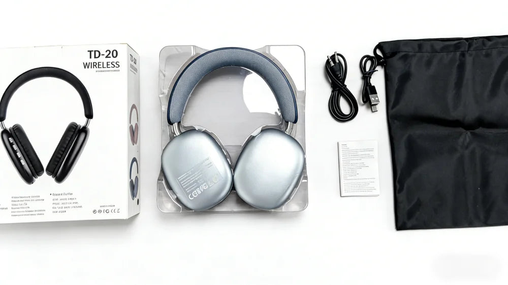 TD-20 Auriculares Bluetooth 5.3 Audio Espacial 3D