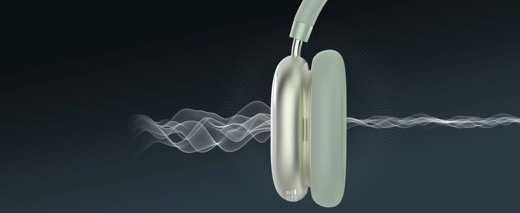 Auriculares híbridos con cancelación activa de ruido con perilla de control 65H de reproducción auriculares sobre la oreja inalámbricos Bluetooth 6,0 Audio de alta resolución
