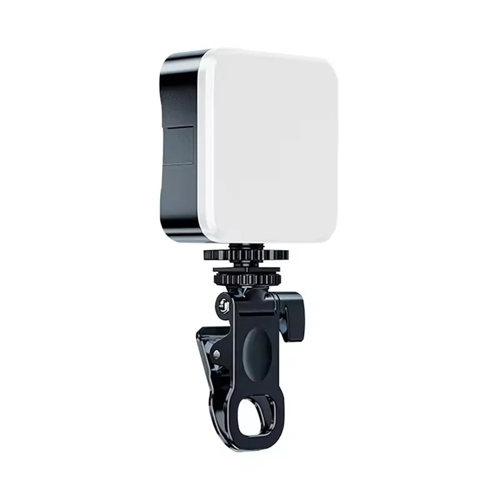 MEUYAG - Luz LED de Bolsillo para Selfies, para iPhone, iPad, Teléfono Móvil, Portátil, Clip con Flash, Anillo de Luz para Video y Fotografía