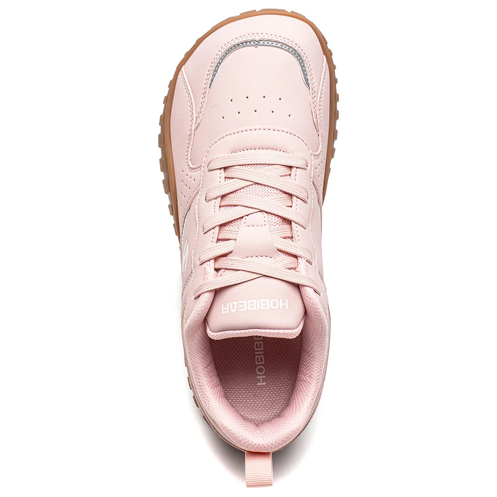 HOBIBEAR Zapatos de punta ancha Zapatillas de deporte unisex artificiales descalzas Zapatos de viaje al aire libre con cordones casuales para mujeres y hombres